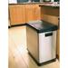 iTouchless Stainless Steel Dual-compartment Touchless Sensor 16-gallon Recycle Can