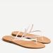 J. Crew Shoes | J.Crew Capri Braided-Strap Flip-Flops 6.5 6h | Color: Pink | Size: 6.5