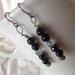 Urban Outfitters Jewelry | Black Bead And Crystal Dangle Earrings | Color: Black/White | Size: Os