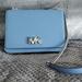 Michael Kors Bags | Authentic Michael Kors Mott Chain Shoulder Bag | Color: Blue | Size: Os