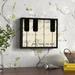 Andover Mills™ Piano Keys and Music - Graphic Art Print on Canvas Canvas, Wood in Black | 8 H x 10 W x 1.75 D in | Wayfair WNSP1674 43939290