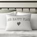 Adcock Our Happy Place Outdoor Rectangular Pillow Cover & Insert Polyester/Polyfill blend | 14 H x 20 W x 1.5 D in | Wayfair