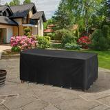 Arlmont & Co. Patio Outdoor Sectional Furniture Water Resistant Cover in Black | 28 H x 126 W x 64 D in | Wayfair FC9EE5525B7147D3A0F9DA045B523C71