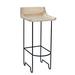 Mistana™ Allenhurst Rosco c& Extra Tall Bucket Stool Wood/Metal in Black/Brown | 35 H x 16 W x 19 D in | Wayfair 7A30F103EC91421B9F65239DAC099AE2