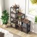 Etagere Bookcase, Industrial Ladder Corner Bookshelf，Display Shelf Storage Organizer