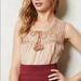 Anthropologie Tops | A Common Thread Swiss Dot Sequin Top Anthropologie | Color: Red | Size: S