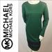 Michael Kors Dresses | Michael Kors Green & Black Polka Dot Dress | Color: Black/Green | Size: 4