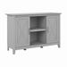 Bush Furniture Key West Accent Cabinet with Doors in Cape Cod Gray - KWS146CG-03