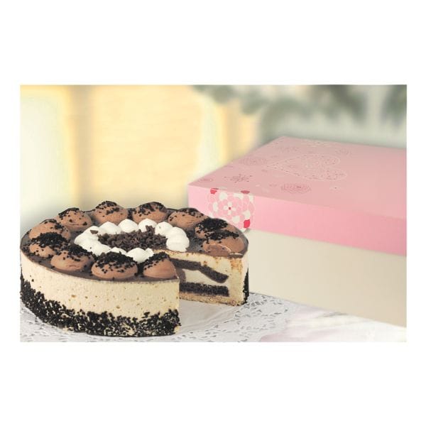 Papstar 15 Papp-Tortenkartons eckig weiß-rosa - 30 x 30 x 13 cm weiß Image