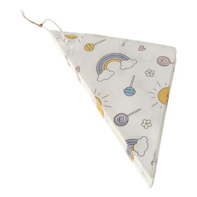 Papstar 1000 Spitztüten gefädelt »Sweets«125 g - 27 x 19 x 19 cm weiß