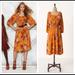 Anthropologie Dresses | Anthro Moulinette Seours Cara Silk Dress Size 0 | Color: Orange | Size: 0