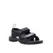 Men's Men's SurfWalker II Leather Sandals by Propet in Black (Size 10 1/2 M)