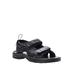 Men's Men's SurfWalker II Leather Sandals by Propet in Black (Size 15 M)