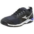 Mizuno Unisex Wave Supersonic 2 Volleyball-Schuh, Scaptain Gsilver Violetb, 46.5 EU