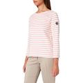 Petit Bateau Women's 5964801 T-Shirt, White/Pink, L