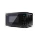 SHARP YC-MS02U-B Compact 20 Litre 800W Digital Microwave, 11 power levels, ECO Mode, defrost function, LED cavity light - Black