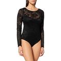 Urban Classics Damen Ladies Lace Longsleeve Body Shapewear Ganzkörper-Body, black, XXL