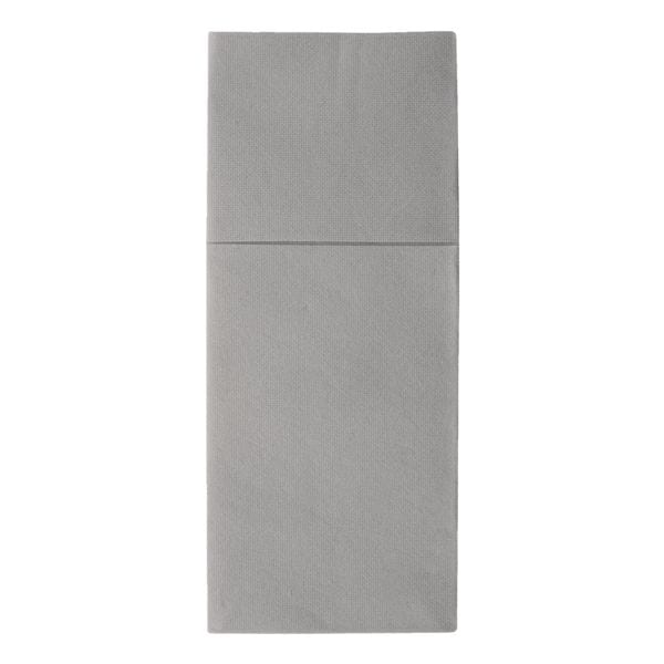 Papstar 100 Bestecktaschen grau - 40 x 48 cm grau Image