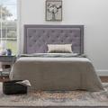 Three Posts™ Magallanes Panel Headboard Upholstered/Polyester in Gray | 61.4 W x 3.9 D in | Wayfair WLAO2589 41753777