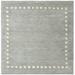 60 x 60 x 0.5 in Rug - Harriet Bee Gosselin Handmade Tufted Wool Gray Area Rug | 60 H x 60 W x 0.5 D in | Wayfair 50EA3139986840689434C7D2E6B1BD8F