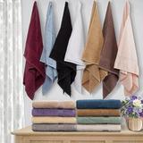 Eider & Ivory™ Altom 600 GSM Egyptian-Quality Cotton Bath Towel Set Terry Cloth in Brown | 30 W in | Wayfair CHMB1351 39731305