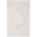 White 27 x 0.31 in Indoor Area Rug - Calidia Oriental Creme/Ivory Area Rug Polyester/Polypropylene Laurel Foundry Modern Farmhouse® | Wayfair