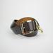 Michael Kors Accessories | Michael Kors Dark Brown Faux Leather Belt Gold | Color: Brown | Size: Small