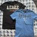 American Eagle Outfitters Shirts | American Eagle Men’s Tee (Bundle Of 2) | Color: Black/Blue | Size: Xs