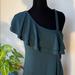 Jessica Simpson Dresses | Jessica Simpson Green Ruffle Dress | Color: Green | Size: Mm