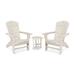 Trex Outdoor Furniture Yacht Club 3-Piece Curveback Adirondack Set