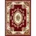 Well Woven Agra Traditional French Country Aubusson Floral Area Rug - 3'11" x 5'3"
