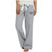 Women's Concepts Sport Gray/White Missouri Tigers Tradition Lightweight Lounge Pants