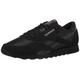 Reebok mens Classic Nylon Sneaker, Black/Pure Grey, 7 US