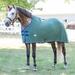 SmartPak Classic Fleece Cooler - M (74 - 76) - Evergreen w/ Navy Trim & White Piping - Smartpak