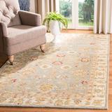 Brown/Gray 99 x 0.43 in Area Rug - Birch Lane™ Samuel Oriental Handmade Tufted Wool Gray Blue/Beige Area Rug Wool | 99 W x 0.43 D in | Wayfair