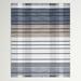 White 36 x 0.12 in Area Rug - Sand & Stable™ Omar Plaid Handmade Flatweave Wool/Black/Gray Area Rug Cotton/Wool | 36 W x 0.12 D in | Wayfair