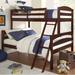 Isabelle & Max™ Twin over Full Bunk Bed Wood in Brown, Size 64.75 H x 69.5 W x 79.25 D in | Wayfair A4A77C37FD7D4EF69C9A76232A7DB3DB