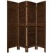 August Grove® Masvingo Solid Wood Folding Room Divider Wood in Brown | 67 H x 66 W x 0.88 D in | Wayfair E94B9A5DEFA4427CB47745B80F9B235B