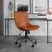 Steelside™ Erika Task Chair Upholstered in Brown | 36.8 H x 24.8 W x 24.2 D in | Wayfair 95806869F03640D5996FA654BF049B3D