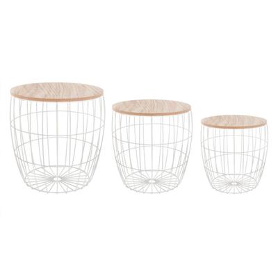 Atmosphera - Set von 3 Kaffeetische Atomic White Image