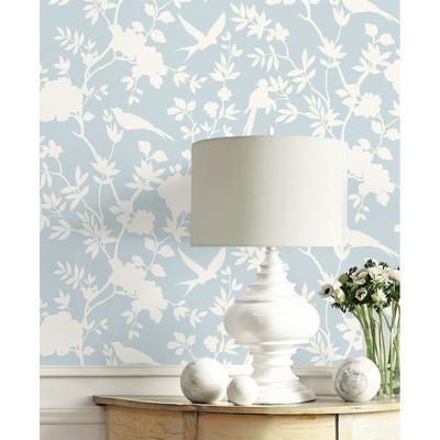 Luxe Haven Mono Toile Peel and Stick Wallpaper