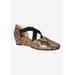 Women's Zeshan Wedge by J. Renee in Taupe Black (Size 8 1/2 M)