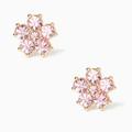 Kate Spade Jewelry | Kate Spade Gleaming Gardenia Flower Mini Stud Earrings | Color: Gold/Pink | Size: Os