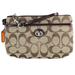 Coach Bags | Coach Park Signature Medium Wristlet | Color: Brown/Tan | Size: Os