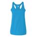 Badger Sport 4166 Athletic Women's B-Core Performance Racerback Tank Top in Electric Blue size Large | Polyester BG4166