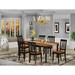 Alcott Hill® Devries 9 - Piece Rubberwood Solid Wood Dining Set Wood in Brown | Wayfair CA8DC919F61E44CD93EB5A31785CAF06