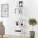 Trent Austin Design® Chira 72.5" H x 24" W Steel Ladder Bookcase Wood/Metal in White | 72.5 H x 24 W x 11.72 D in | Wayfair