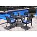 South Ponto 5-piece Aged Bronze Aluminum Round Dining Set by Havenside Home