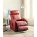 Horizontal Tufted Ricardo Power Lift Recliner for Living Room, Red PU