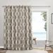 ATI Home Ironwork Sateen Woven Room Darkening Blackout Grommet Top Patio Curtain Panel - 108x84